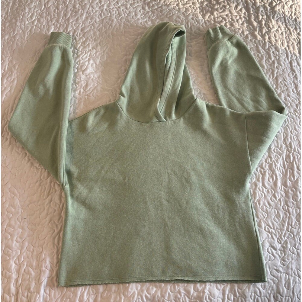 DSG Dicks Sporting Goods Sage Green Cropped Pullover Hoodie size XL